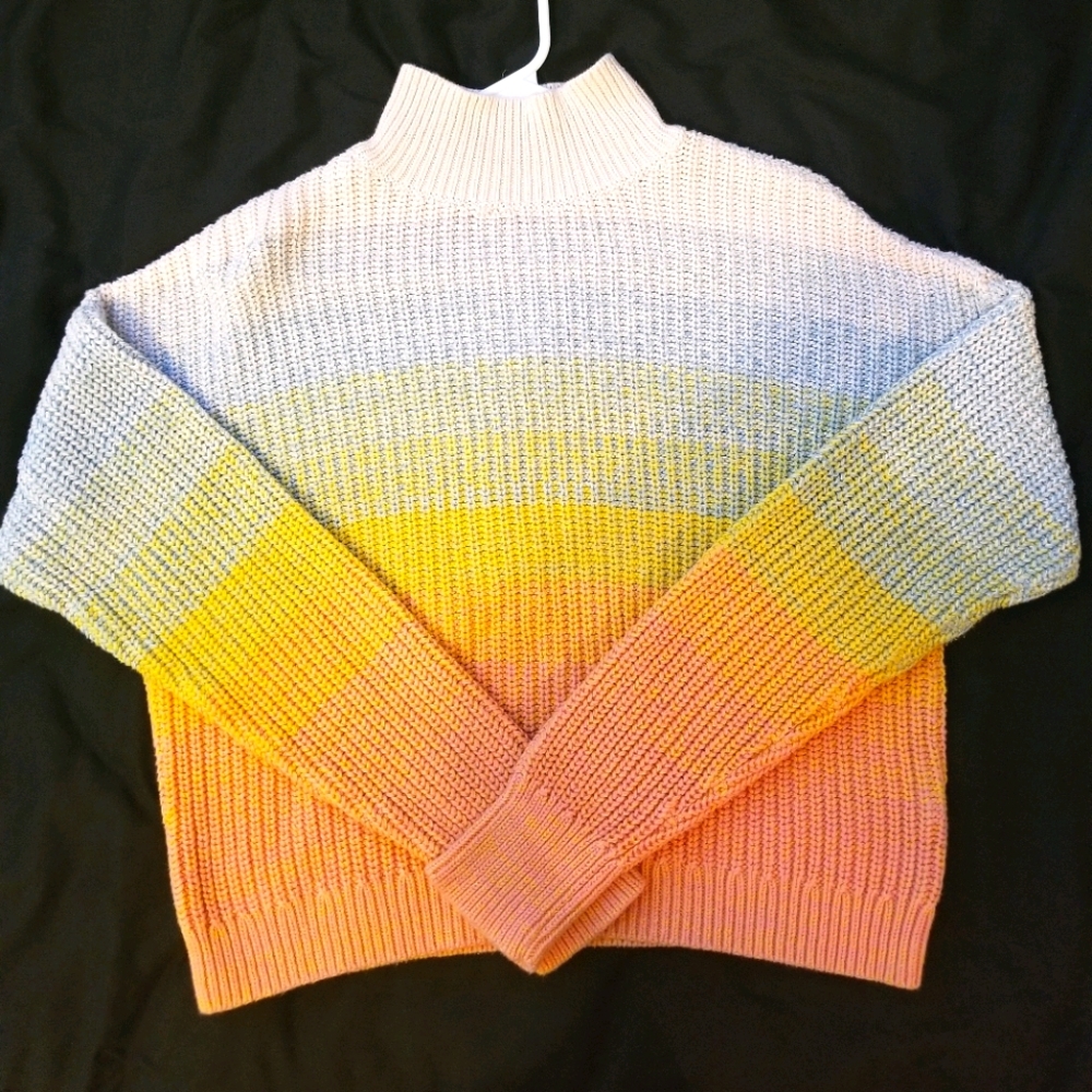LC Lauren Conrad Rainbow Sweater